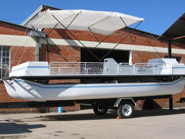 23' x 8.2' Skimmer Pontoon Boat on Trailer 2024